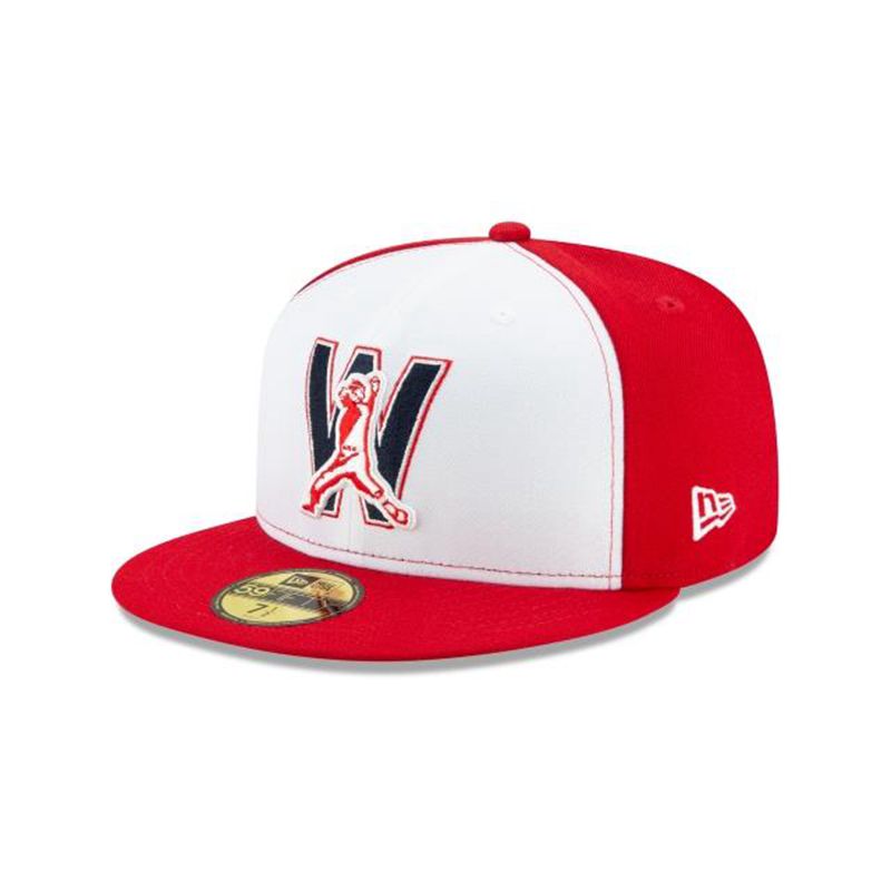 MLB Washington Nationals Authentic Collection Alt 4 59Fifty Fitted (ZPH5972) - White New Era Caps